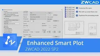 Улучшенная &laquo;Умная печать&raquo; в ZWCAD 2022
