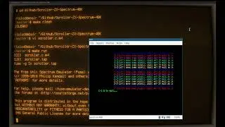 ZX Spectrum screen scrolling via Z80 assembly