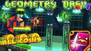 Geometry Dash: Odyssey 100% (ALL COINS) by TeamTCM