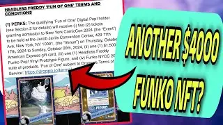 ANOTHER $4000 FUNKO NFT? | NEW YORK COMIC CON FREDDY FUNKO PROTOTYPE