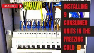 London Electrician: 9 Consumer Units Installation in New Build Flats UK