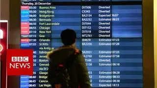 Gatwick runway open after drone chaos - BBC News