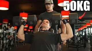 50KG SHOULDERPRESS?! ft ROWAN