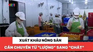 Xuất khẩu nông sản cần chuyển từ 