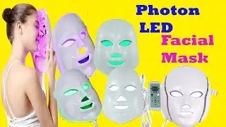 5 Top Rated  Electronic LED  Light Face Masks | 7 Colors Photon Skin Rejuvenation  LED Facial Masks