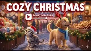 Cozy Christmas City Ambience 🎄 Relaxing Instrumental Music for Sleep & Study (Dreamy's Holiday)
