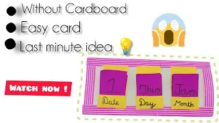 New year Calander | New year craft idea | Last minute idea | #Easycraft