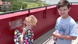Cash and Kreed Visit a Lighthouse at Harbor Town, SC