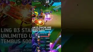 LING SC WIND UNLIMITED ULTI DAMAGE TEMBUS 500K !! #magicchess #mlbb #mobilelegends #mlbbid #Fukuhara