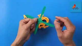 How to make a Helicopter Pop up Card | 3d Cards For Kids