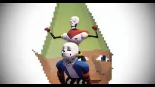【MMD】&lceil;UNDERTALE&rfloor;La Bomba -Sans and Pap models debut-