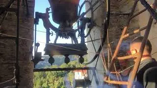 Campane di Traso (Ge)  Parrocchia di S. Ambrogio   Concerto di 6 campane in Re3