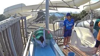 Blue Hydro Polis Water Slide at Toshimaen