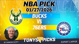 Bucks vs. 76ers NBA Betting Odds & Picks, 1/27/26 | Night Moves Show