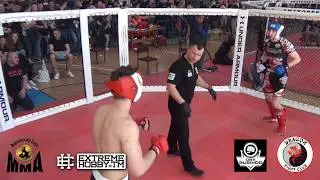 Puchar Polski MMA 2018 Junior 77 kg Obala A vs Makowski W