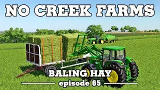Заготовка сена &mdash; фермы No Creek &mdash; FS19, эпизод 65