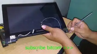 Cara mengganti LCD Lenovo S210T yang pecah
