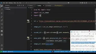 Python 3 Pillow Script to Download Image From URL & Save it to Local Machine as PNG or JPG Image