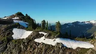 Mount Baker from Artist Point by Drone in 4K
