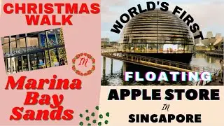 FLOATING APPLE Store SINGAPORE | Let's EXPLORE Marina Bay Sands Mall