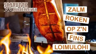 Finse Kota-Zalm roken op z'n Fins-Loimulohi