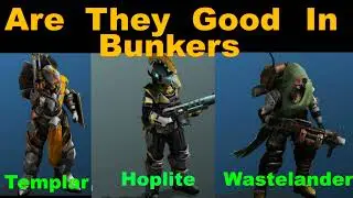 War commander Templar Hoplite Wastelander (level20) , are they good in bunkers