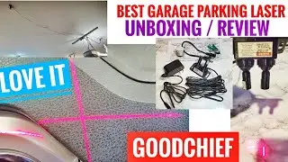 GoodChief Universal Garage Laser Line Parking Assist.   UNBOXING REVIEW HOW TO INSTALL