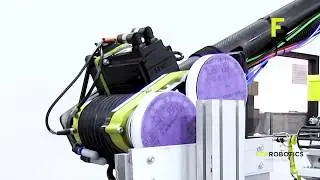 Automated sanding of aircraft wings with FerRobotics orbital sander