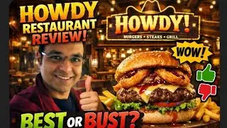 Howdy Burgers Review 🍔 New Beef & Lamb Burgers | Premium Taste or Overrated? | New Year 2026 Night