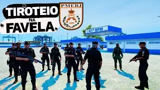 TIROTEIO NA FAVELA | 41&ordm; BPM PMERJ | GTA 5 RP POLICIAL