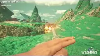 Light revolver with suppressor sound effect 
