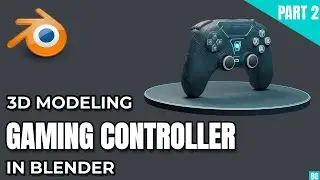 3D Modeling: Gaming Controller | Part 2 - Texturing, Details & Final Render