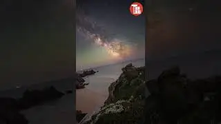 I Stabilized My Camera At Night To Show How The Earth Rotates #milkyway #milkywayfacts