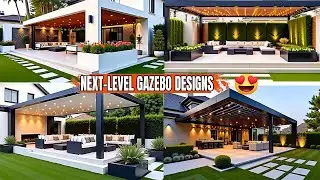 Luxury Modern Gazebo Designs for Beautiful Houses | Outdoor Living Ideas by Azaan Construction