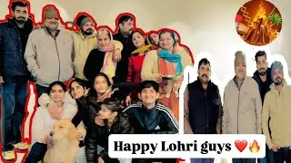 Happy Lohri 2026 ❤️🔥|| Rupender Grover Vlogs || 