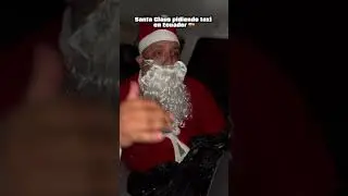 Santa claus pidiendo taxi en Ecuador #humor #taxi #uber #indriver