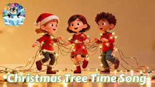 Oh Christmas Tree, We Work As Three Song | Christmas Tree Decorating Song | Festive Kids Music 🎶 🎄✨