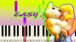 DANCE WITH ME! PIANO TUTORIAL + SPARTITO/PIANO SHEET GRATIS - ROBLOX MUSIC ADOPT ME SONG PIANO COVER