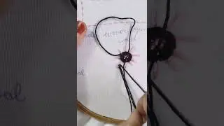 Hand embroidery stitches 🪡 Woven spider's wheel, weave stitch family #aesthetic #embroidery #art 