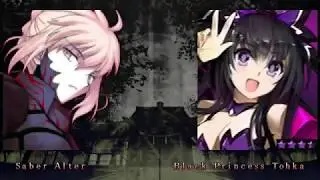 MUGEN: WAIFU EDITION| SABER ALTER VS BLACK PRINCESS TOHKA