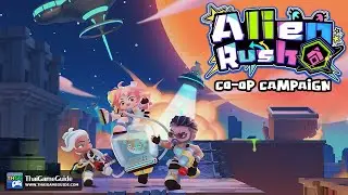 Action Adventure Puzzle for 4 Players : Alien Rush (Demo) | Online Co-op Campaign ~ Full Gameplay