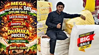 MEGA REPUBLIC DAY OFLINE SALE 🎉 JAN : 26 Monday DHAMAKA OFFERS 💥 Book Your Tickets Visit The Store 📍