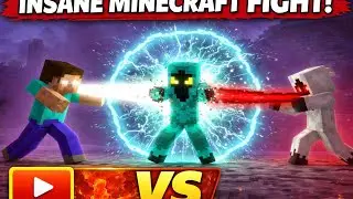 Excerpt from the Herobrine Alliance fight and Entity303 against Shadow, He is still standing