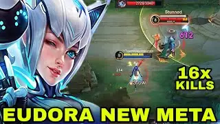 EUDORA BEST BUILD 2025! TOP 1 GLOBAL EUDORA MOBILE ~ MLBB