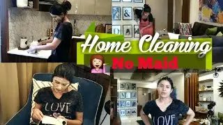 Morning to afternoon routine | Bina maid k mai kaise karti hun mai cleaning | Hindi Vlog