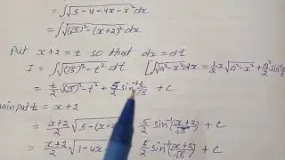 Integrate the function √(1 - 4x -x²) .