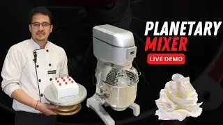 Planetary Mixer Machine Live Demo | Chefs Shop