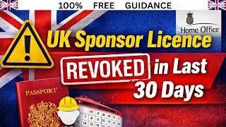UK Sponsor Licence Revoked in Last 30 Days | Employers & Workers Impacted