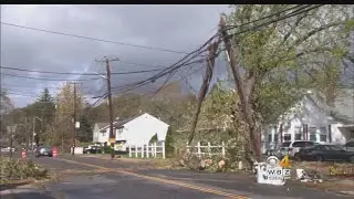 Massive Power Outages Across New England Due To Storm