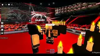 Randy Orton gives Michael Shields a public Brithday Party (Roblox WWE Monday Night RAW 8/18/25)